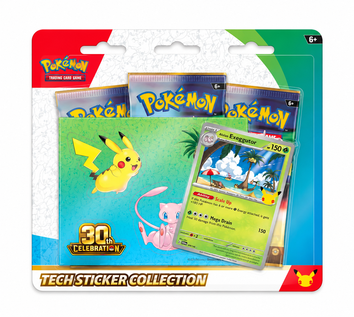 Pokémon TCG: 30th Celebration Tech Sticker Collection Exegcuttor