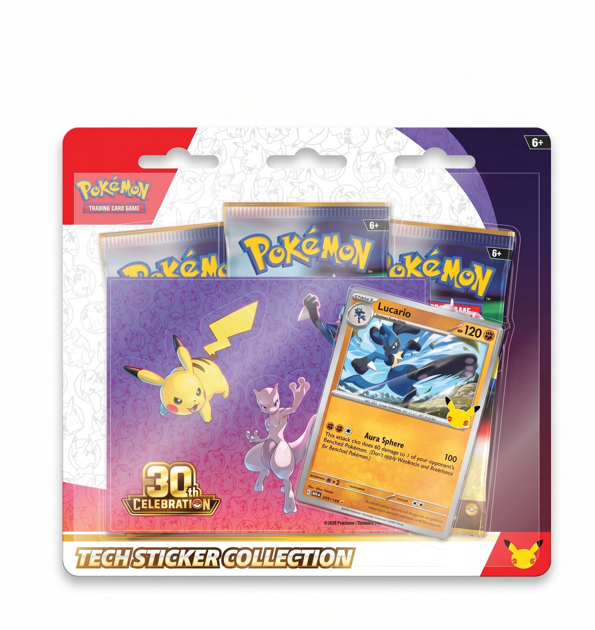 Pokémon TCG: 30th Celebration Tech Sticker Collection Lucario