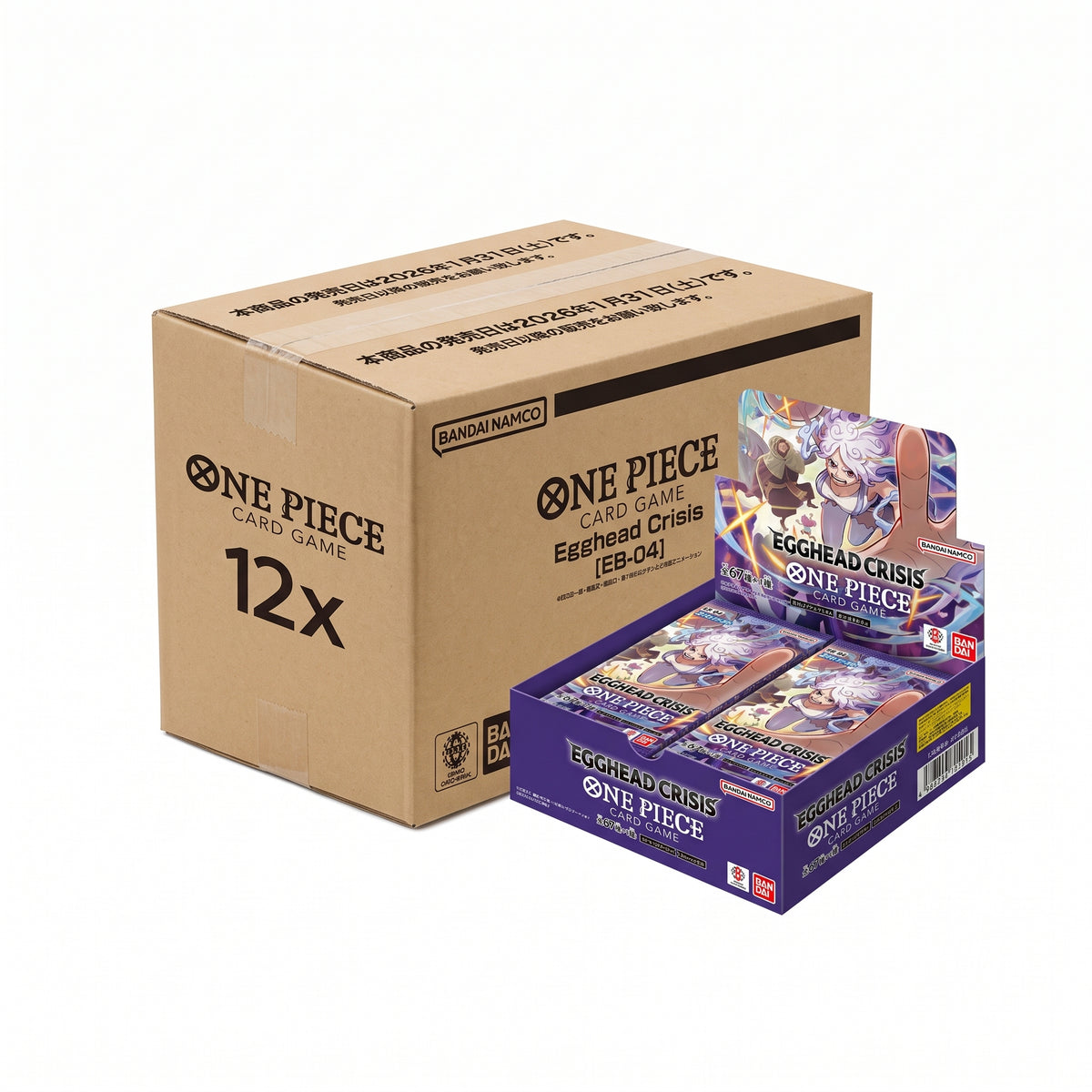 One Piece TCG -  Egghead Crisis (EB-04) Booster Box (Japanese) Case
