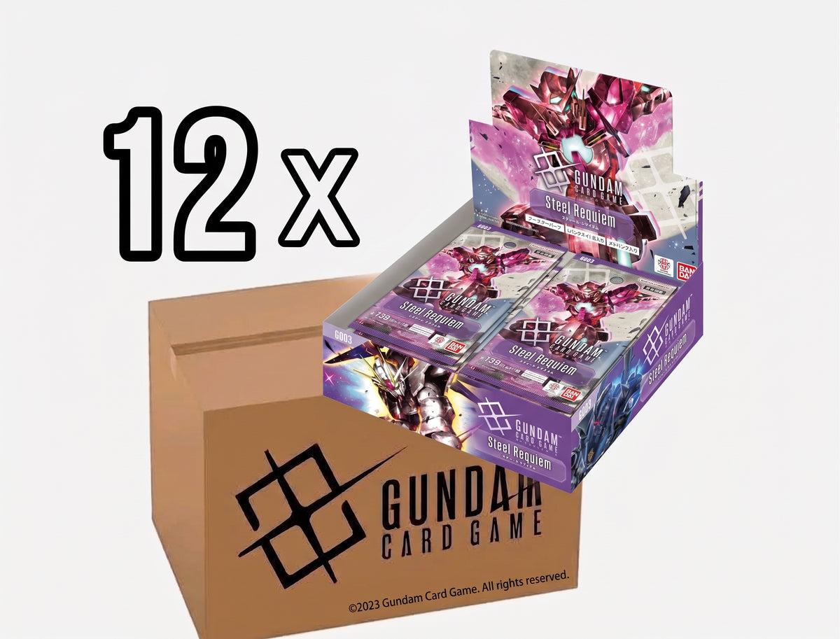 Gundam Card Game: Steel Requiem Booster Box [GD03] English Case