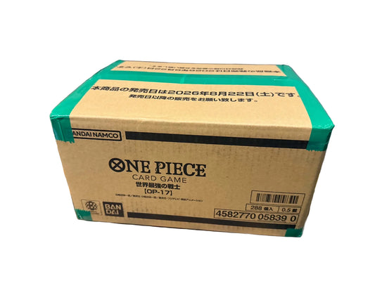 One Piece TCG -  The World's Strongest Warriors (OP-17) Booster Box CASE (Japanese)